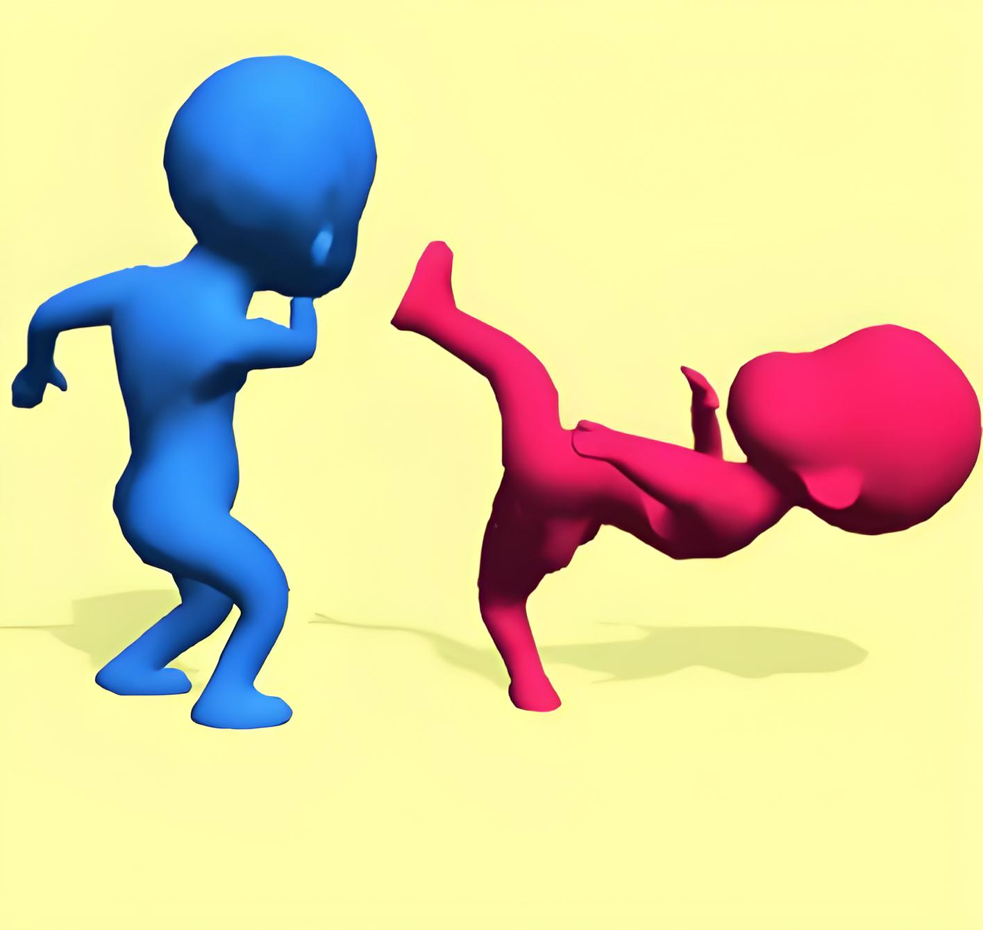 FoodFight3D - Fighting game screenshot - Play online for free