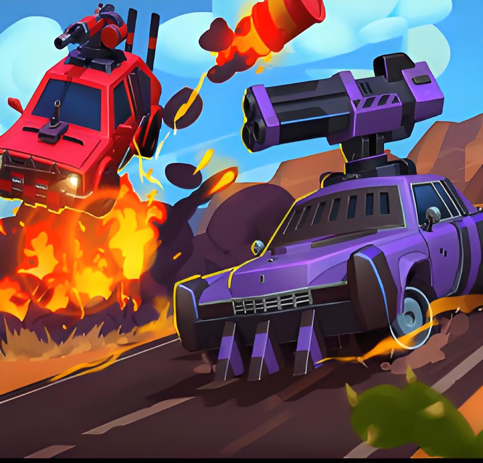 MechCarRage - Racing game screenshot - Play online for free