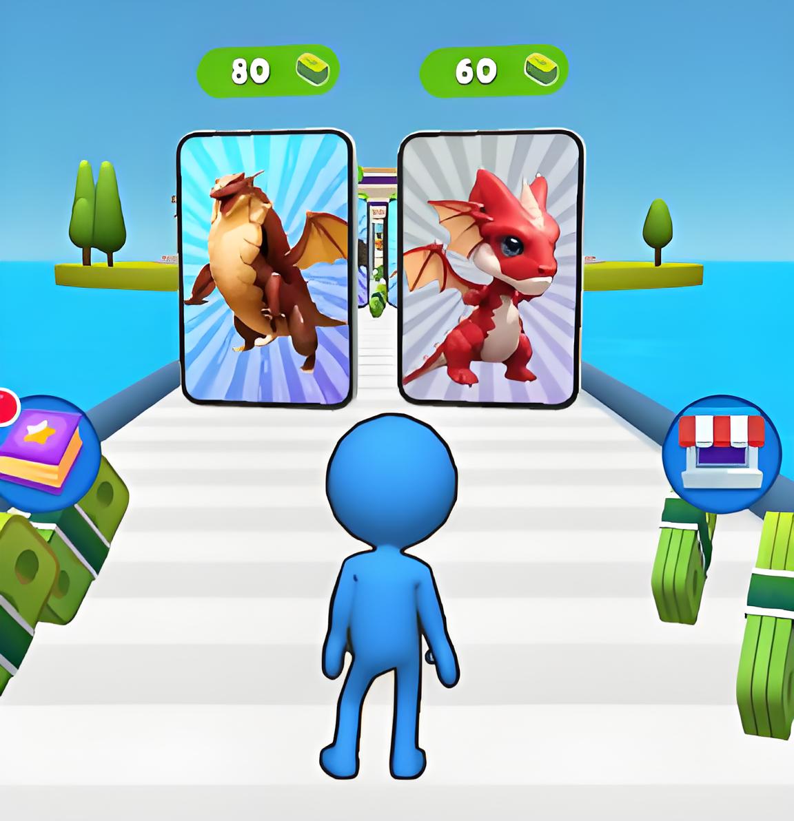 MonsterCardRush - Racing game screenshot - Play online for free