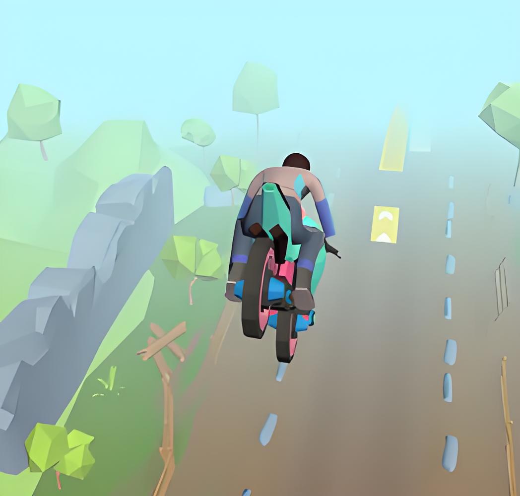 StuntMotorCycle - Racing game screenshot - Play online for free